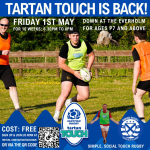 1ST MAY: TARTAN TOUCH RETURNS